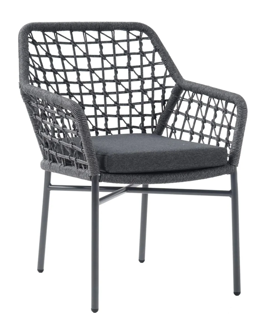 Acamp Gartenmöbel-Set Ausziehtisch Chicago und Stapelsessel Rom, 7-teilig