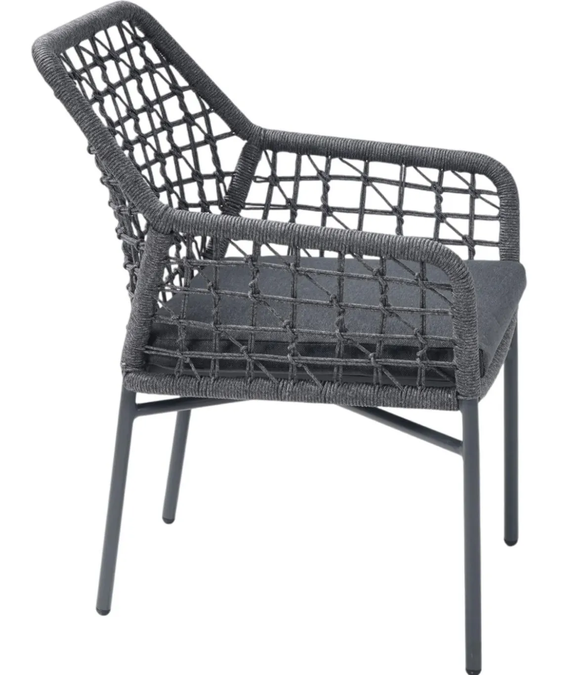 Acamp Gartenmöbel-Set Ausziehtisch Chicago und Stapelsessel Rom, 7-teilig