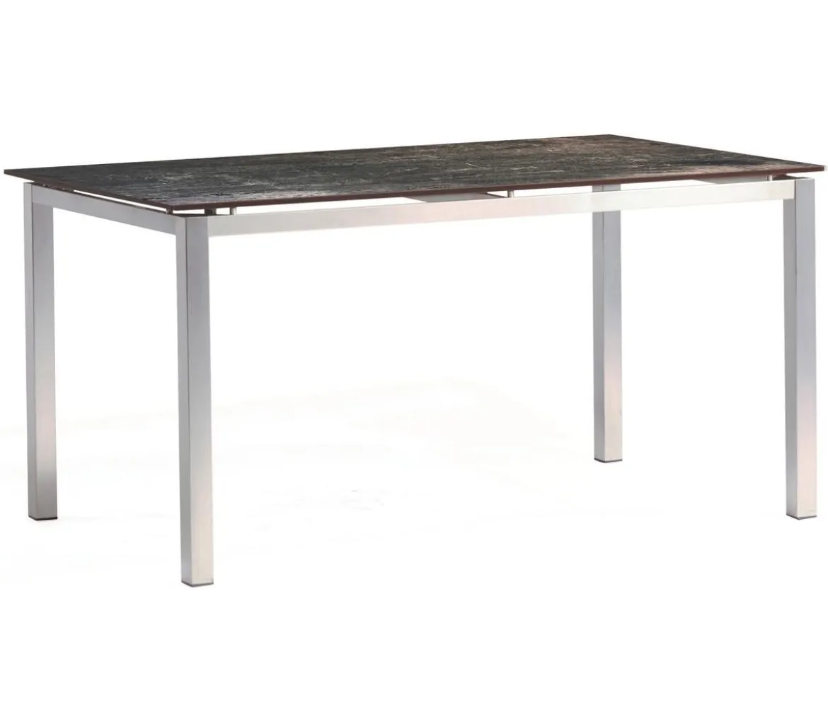 Acamp Gartenmöbel-Set Tisch Skye und Stapelstuhl Auris, 7-teilig