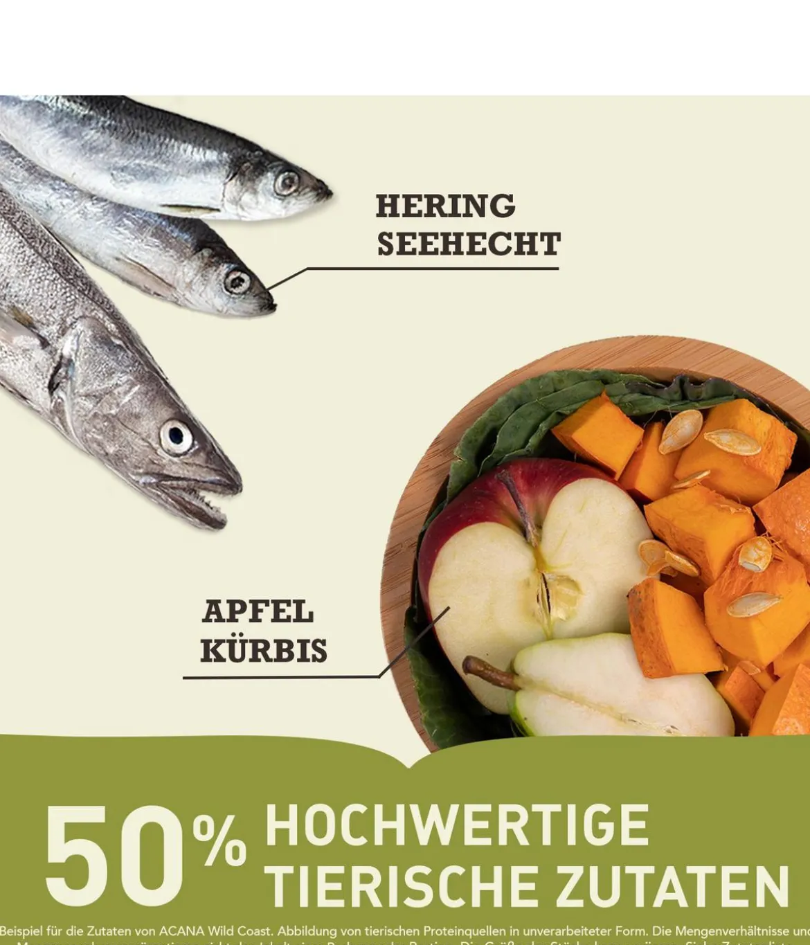 ACANA Trockenfutter für Hunde Classics Wild Coast Recipe Adult
