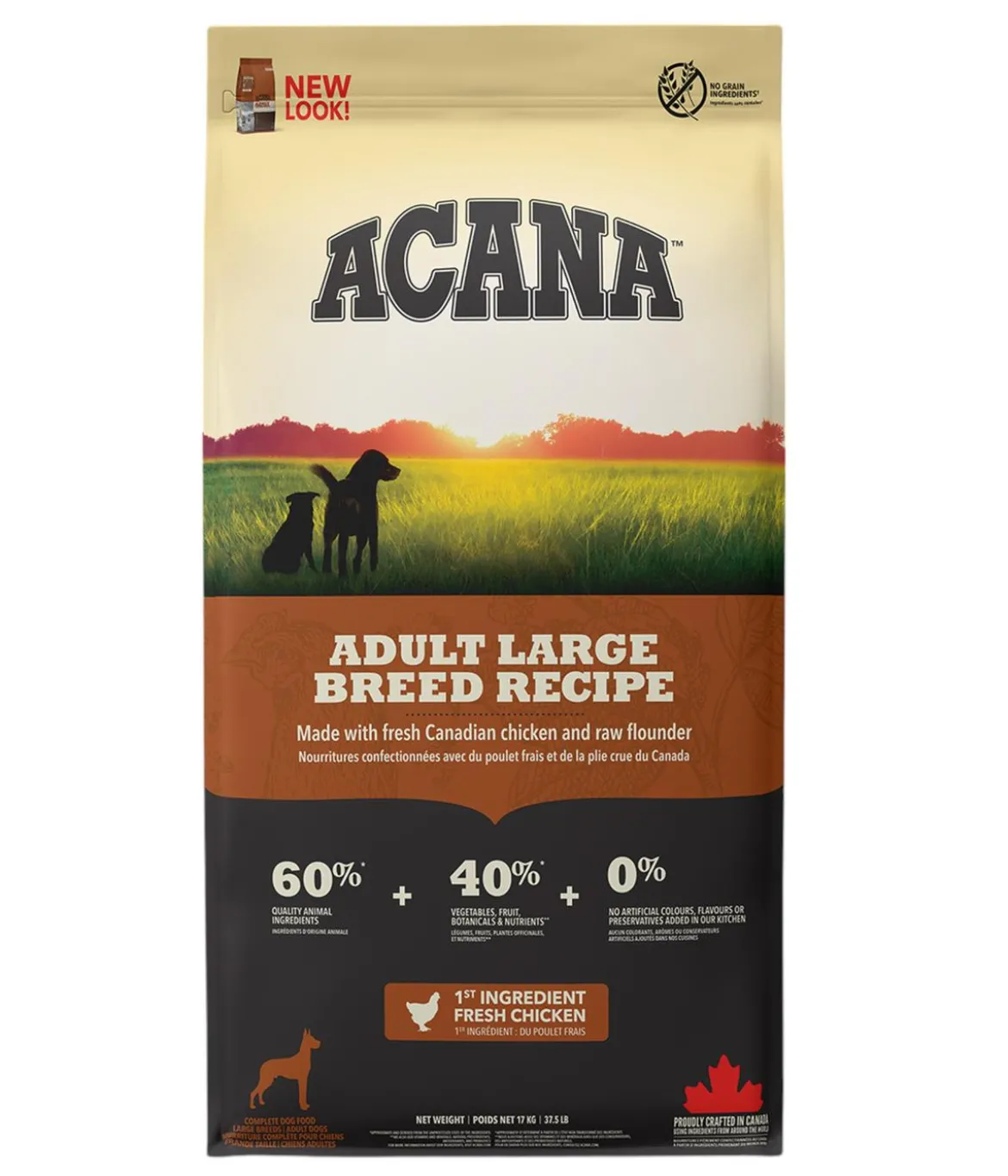 ACANA Trockenfutter für Hunde Heritage Adult Large Breed Recipe