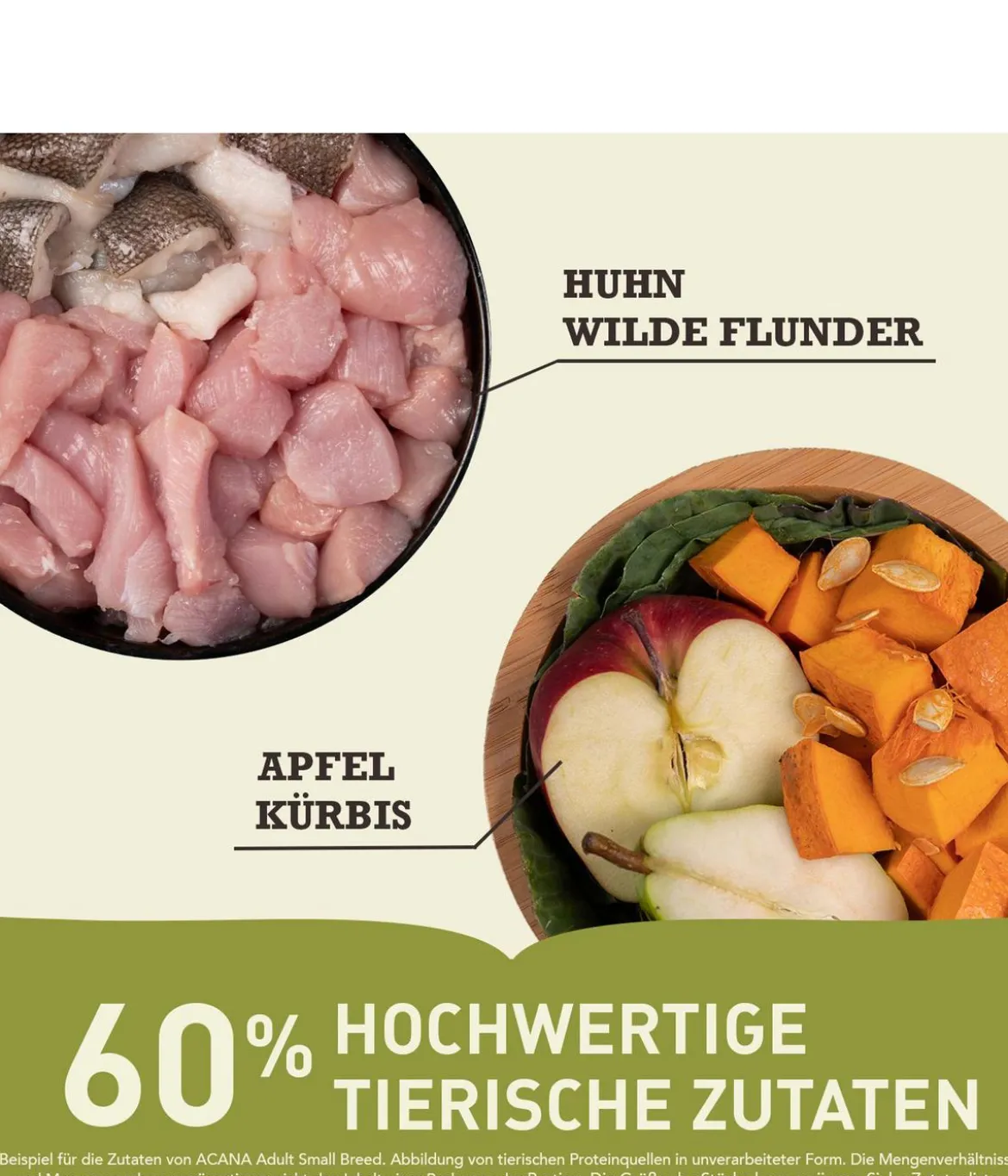 ACANA Trockenfutter für Hunde Heritage Adult Small Breed Recipe