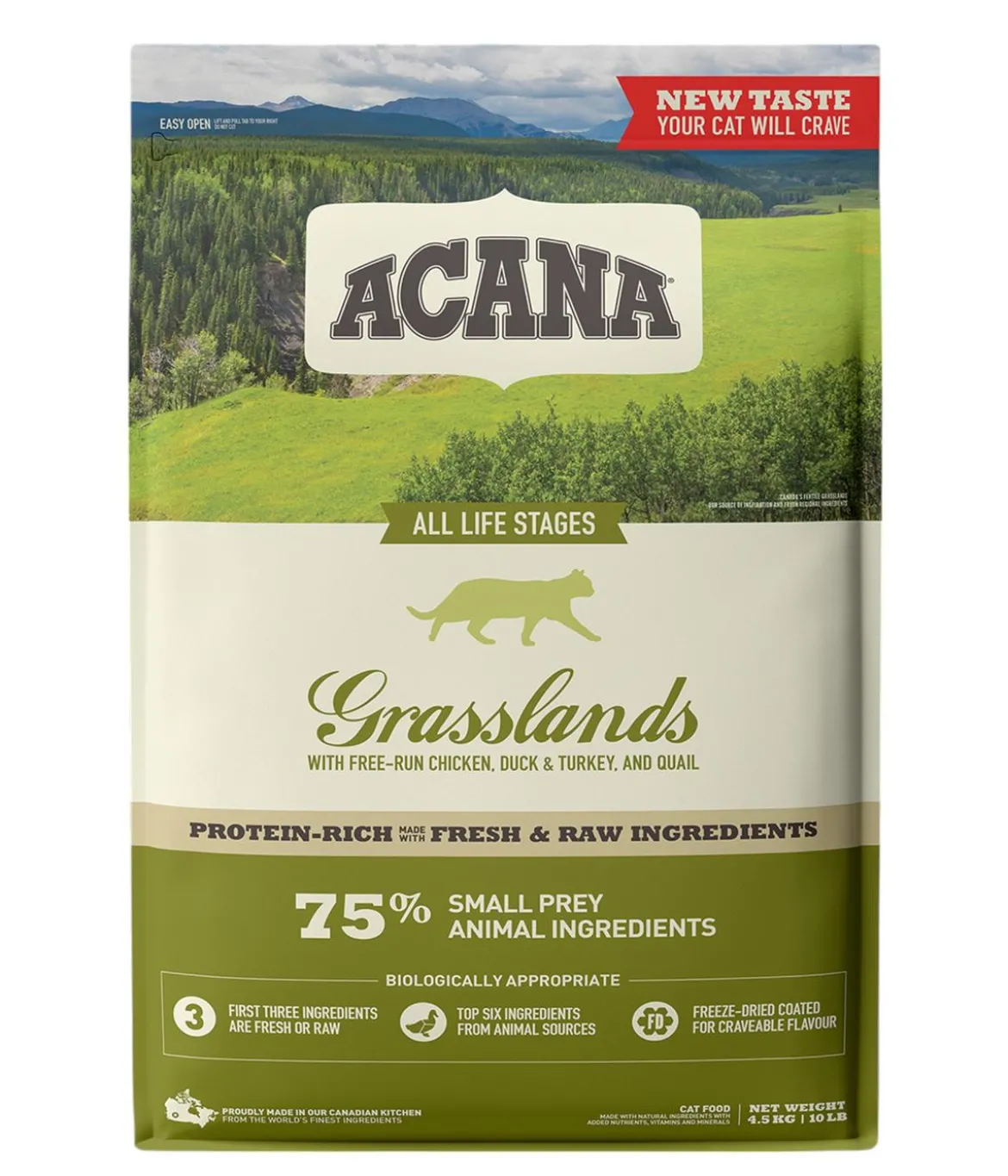 ACANA Trockenfutter für Katzen Regionals Cat Grasslands