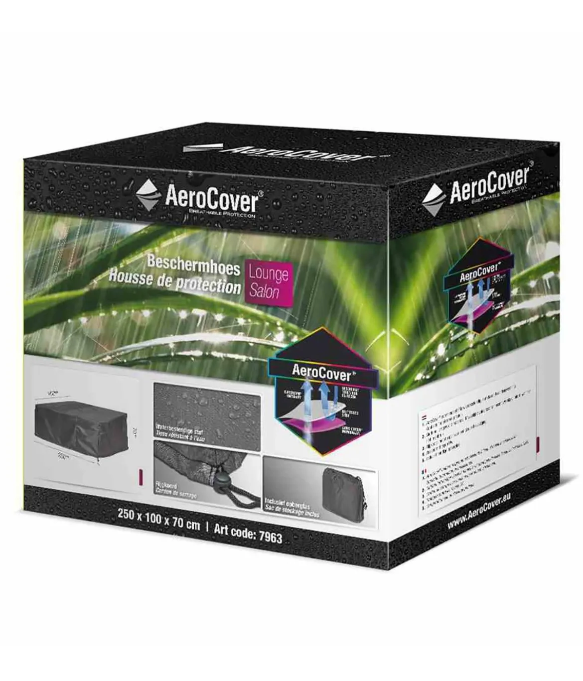 AeroCover Loungebankhülle, 250 x 100 x 70 cm