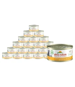 almo nature Nassfutter für Katzen HFC Natural, Hühnerbrust, 24 x 70 g