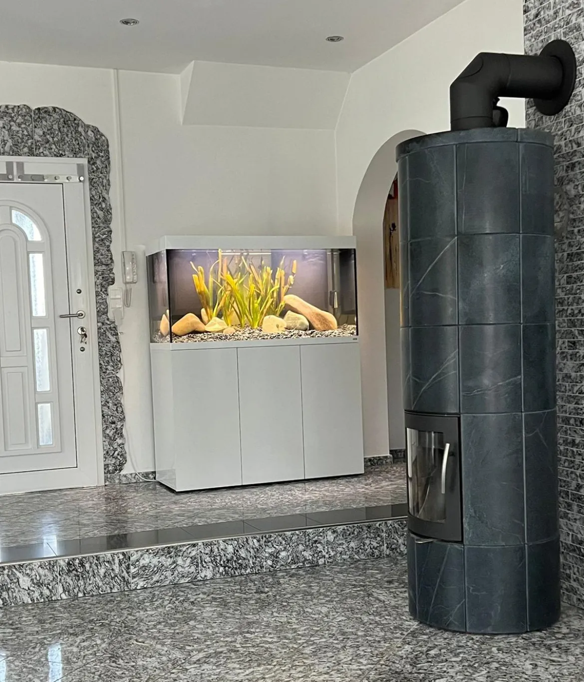 amtra Aquarium Kombination ALUX 450 LED, ca. B150/H148/T55 cm, 450 l