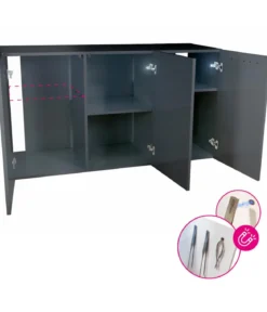 amtra Aquarium Unterschrank ALUX 450 LED, ca. B150/H83/T55 cm, 450 l