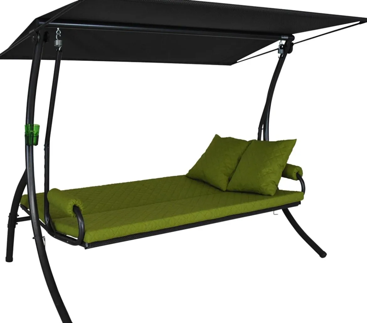Angerer Hollywoodschaukel Elegance Joy apfelgrün, 3-Sitzer