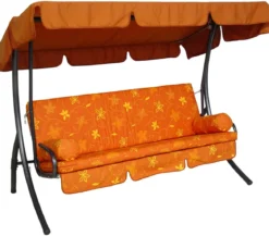 Angerer Hollywoodschaukel Trend, Design Korfu terra, 3-Sitzer