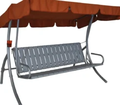 Angerer Hollywoodschaukel Trend, Design Korfu terra, 3-Sitzer