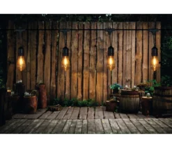 Anna's Collection LED-Lichterkette Retro, warmweiß, 10 LEDs