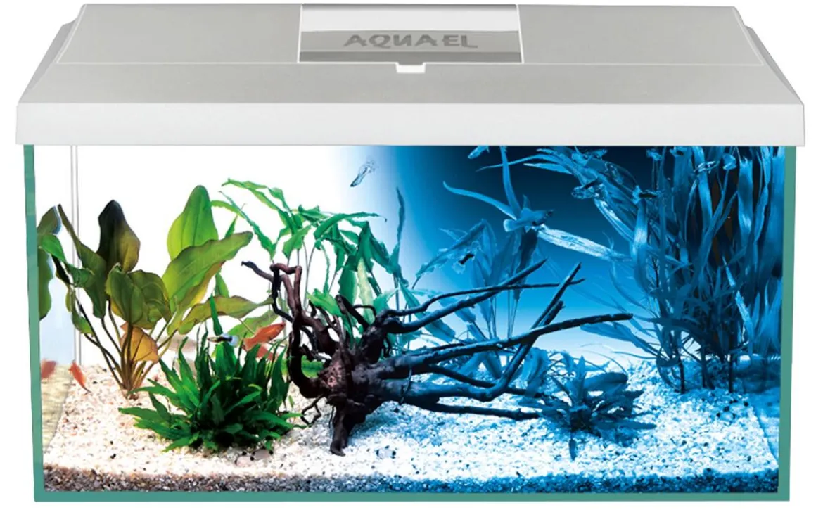 AQUAEL Aquarien-Set Leddy Day & Night 60 2.0, 54 l, ca. B60/H30/T30 cm