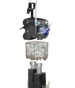 AQUAEL Aquarium Innenfilter Uni Filter UV 1000 Power