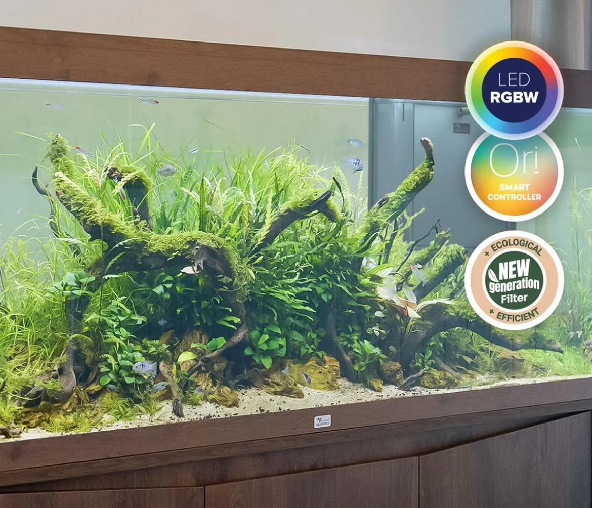 aquatlantis Aquarium Kombination Splendid Ultra 120, ca. B120,4/H143,9/T39,9 cm, 293 l