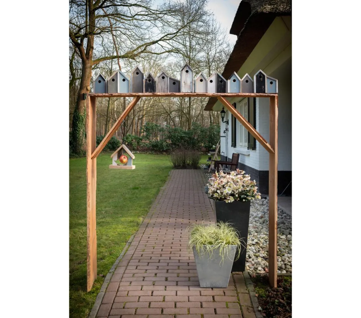 Artstone Kunststoff-Vase Ella, eckig, schwarz