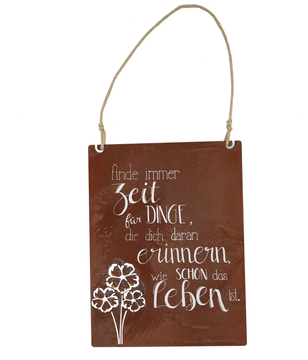Badeko Metall-Dekotafel Erinnern, ca. H30 cm