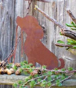 Badeko Metall-Hund Rocki, ca. H30 cm
