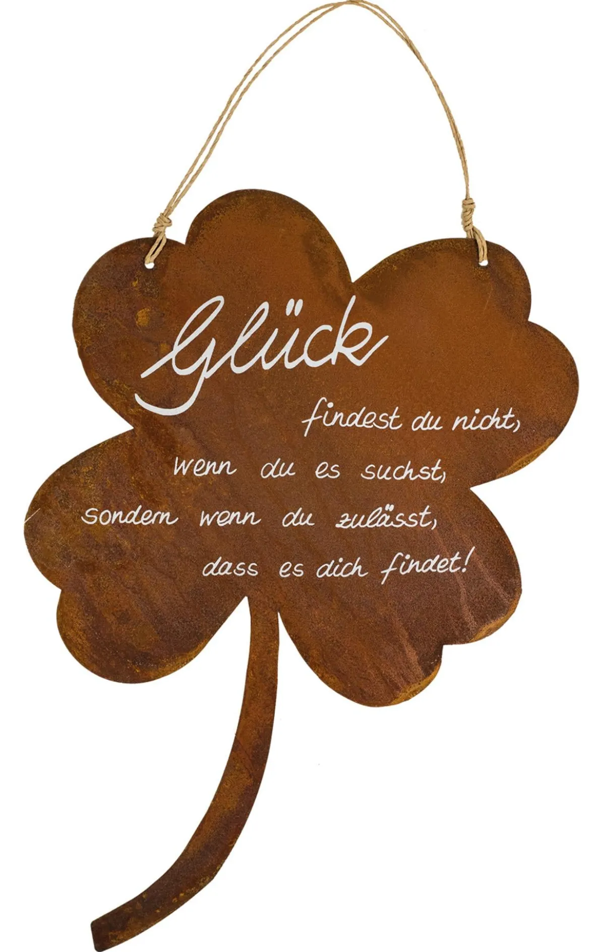 Badeko Metall-Kleeblatt Glück, B47/H30 cm