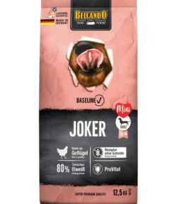 BELCANDO® Trockenfutter für Hunde Baseline Joker Mini Adult, Geflügel, 12,5 kg