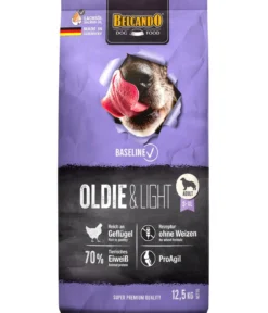 BELCANDO® Trockenfutter für Hunde Baseline Oldie & Light Adult/Senior, Geflügel, 12,5 kg