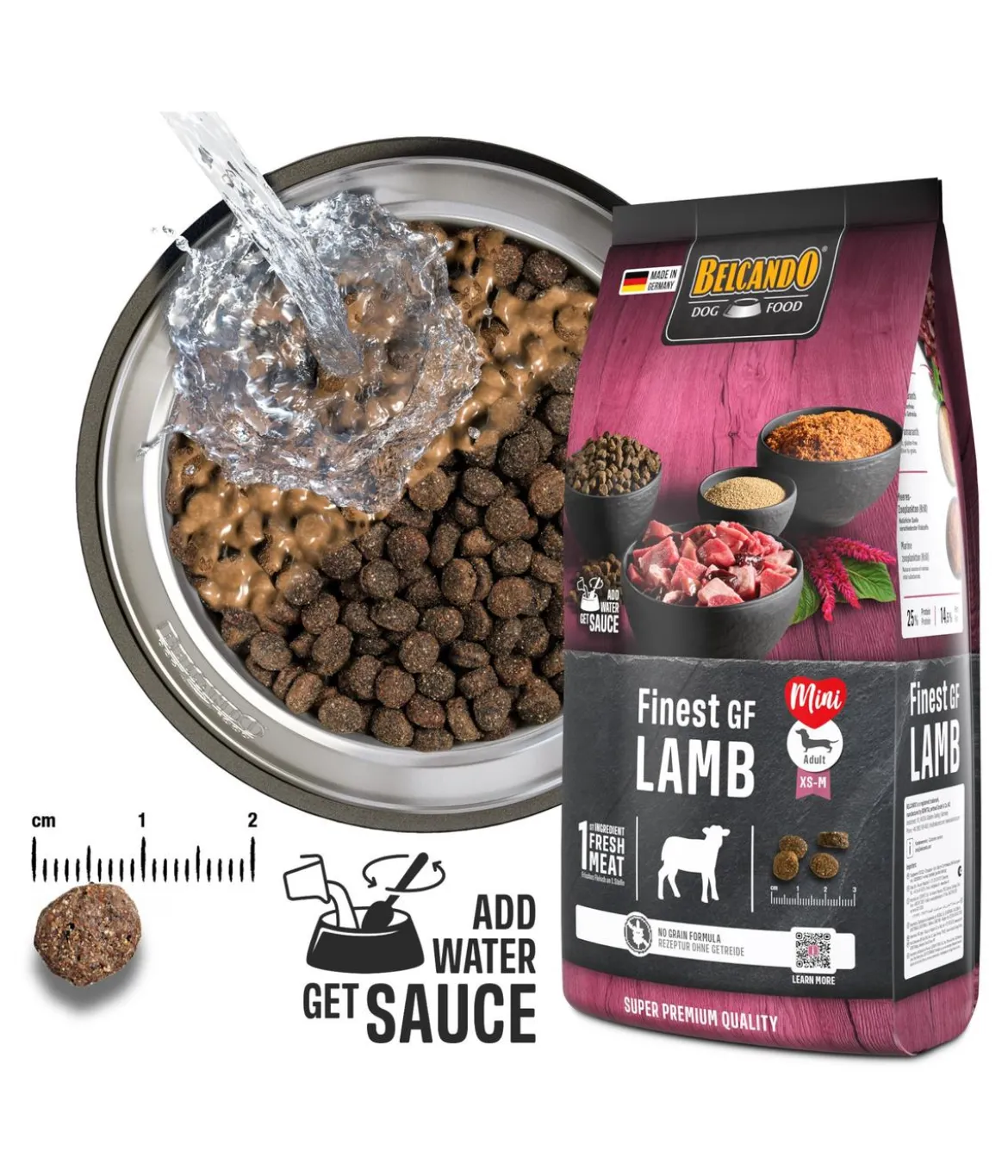 BELCANDO® Trockenfutter für Hunde Finest GF Lamb