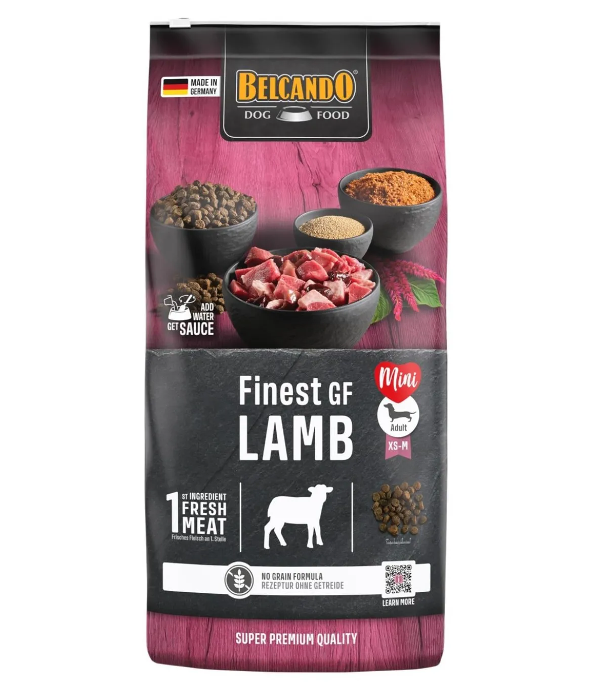 BELCANDO® Trockenfutter für Hunde Finest GF Lamb