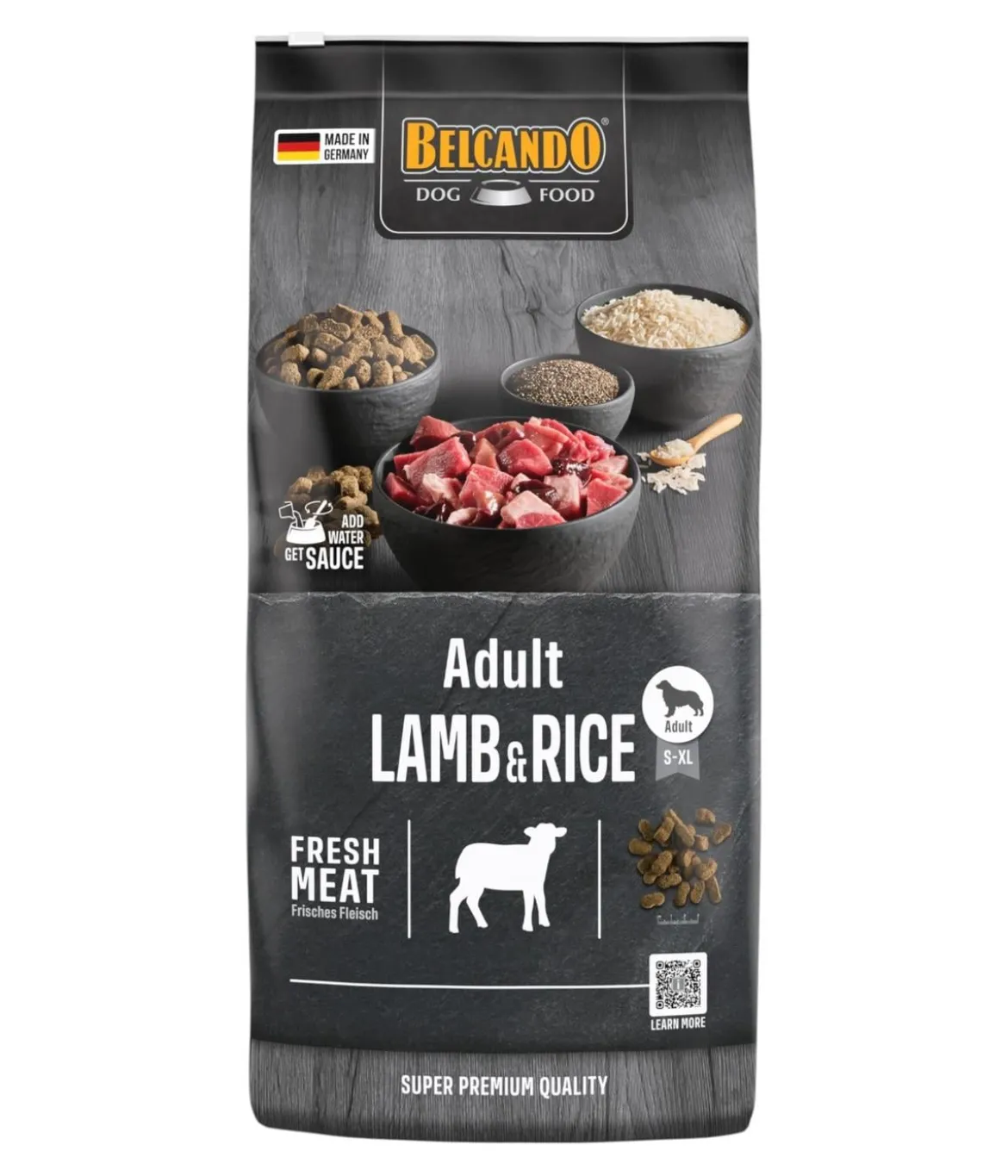 BELCANDO® Trockenfutter für Hunde Adult, Lamb & Rice