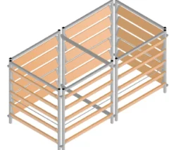 bellissa Erweiterungsset Komposter, ca. B102/H5,4/T100 cm