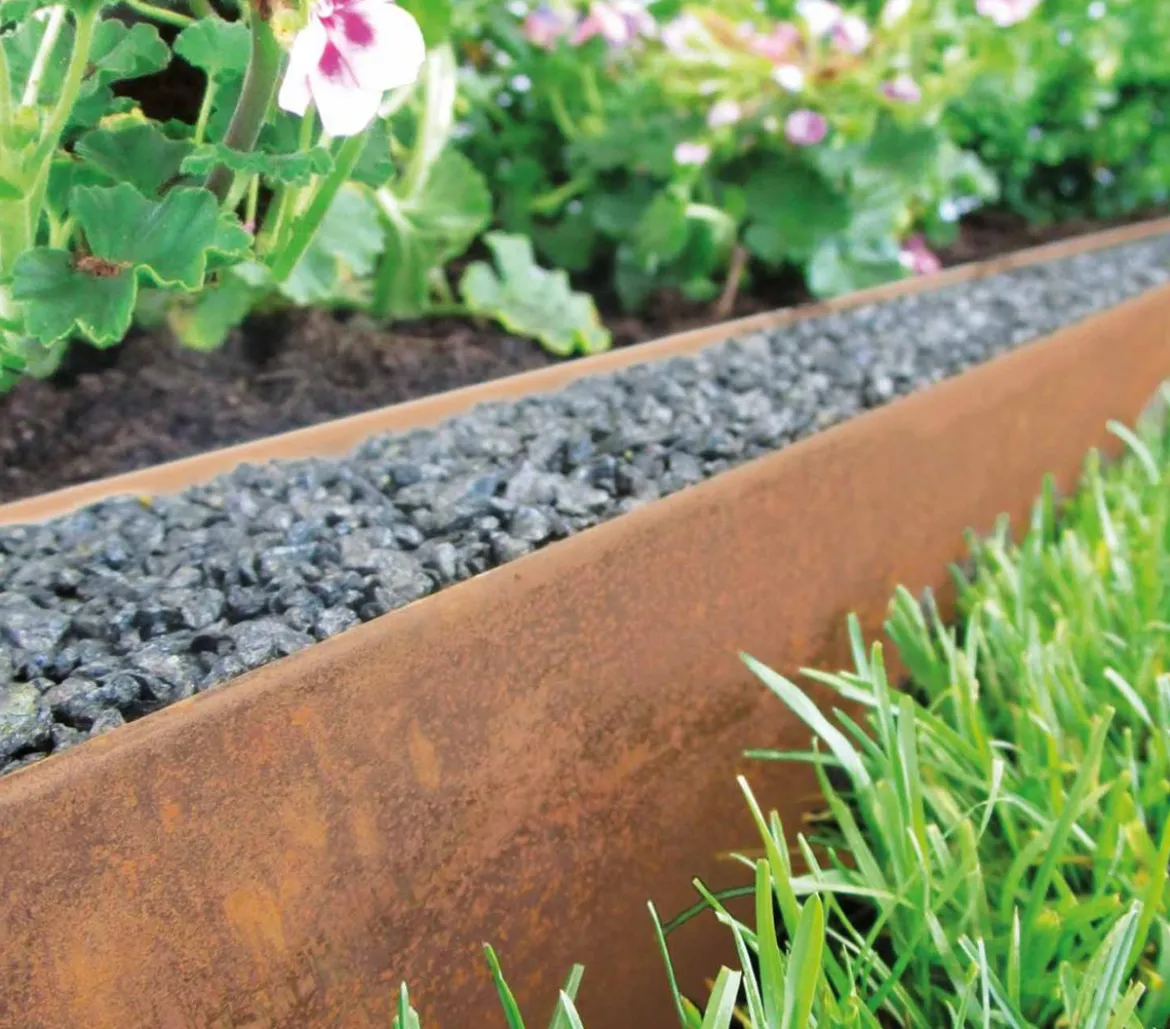 bellissa Rasenkante Corten, ca. B118/H13 cm