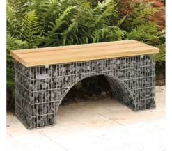 bellissa Sitzbank Bogengabione, 125 x 45 x 54 cm