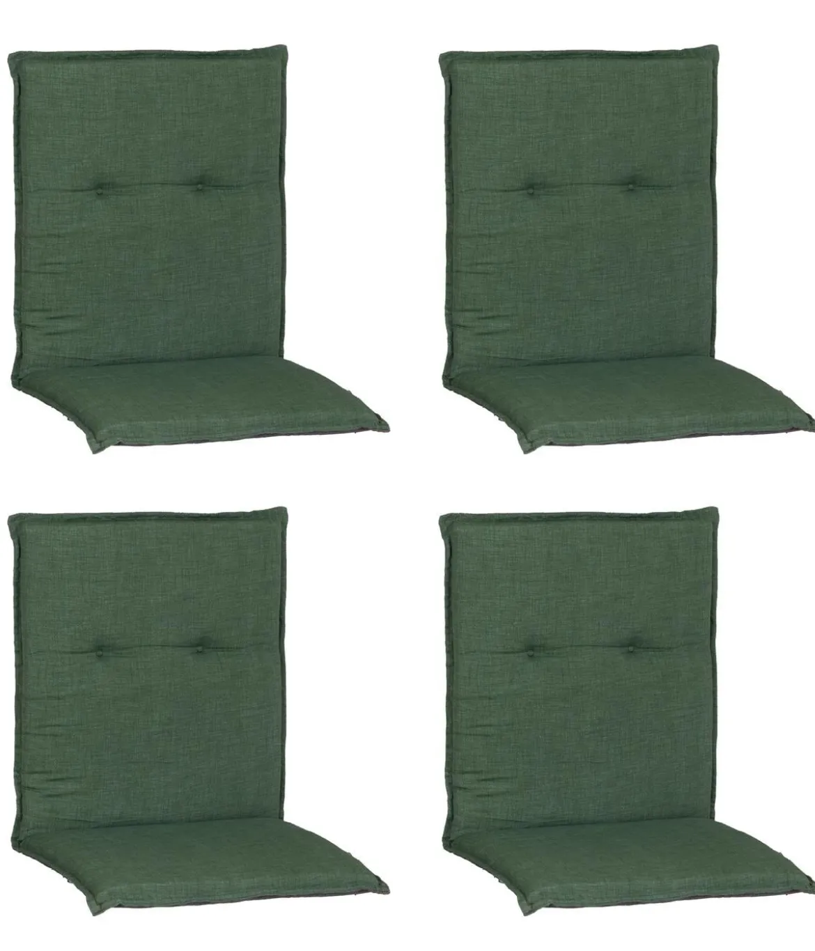 beo Niederlehnerauflage, dunkelgrün, 4er-Set