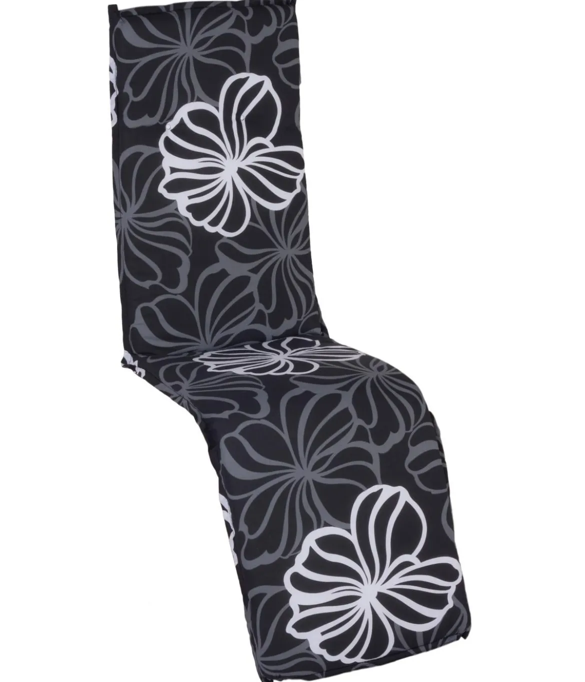 beo Relaxauflage, schwarz/weiß, ca. B50/H6/T171 cm