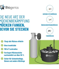 Biogents Mückenfalle AERO TRAP PLUS, 1 Stk.