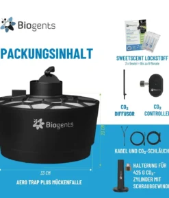 Biogents Mückenfalle AERO TRAP PLUS, 1 Stk.