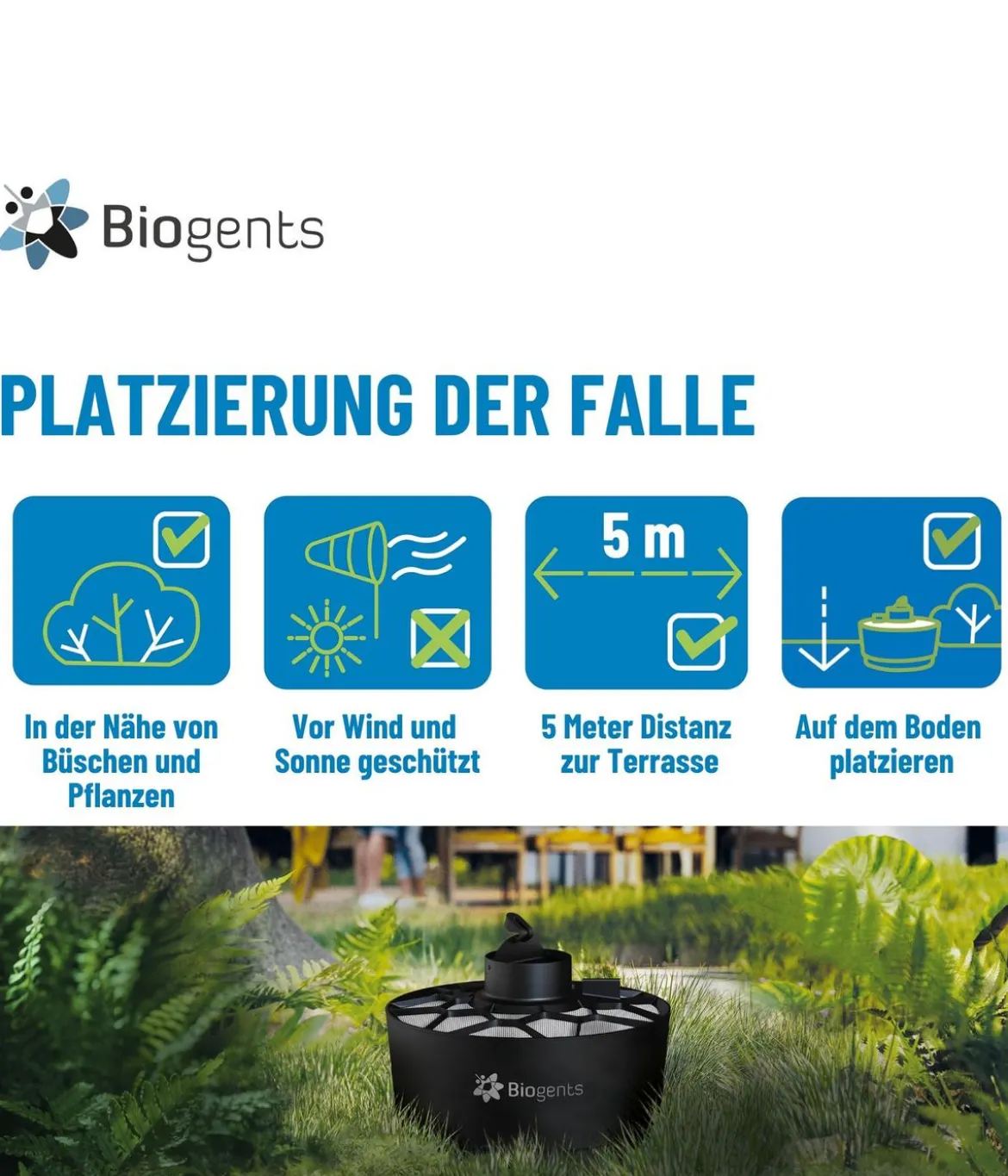 Biogents Mückenfalle AERO TRAP, 1 Stk.