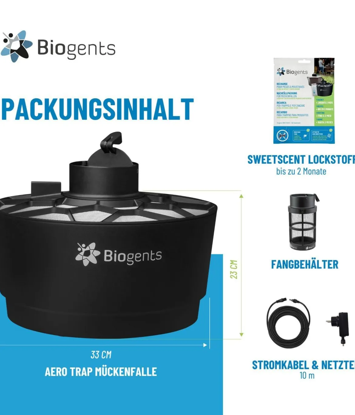 Biogents Mückenfalle AERO TRAP, 1 Stk.