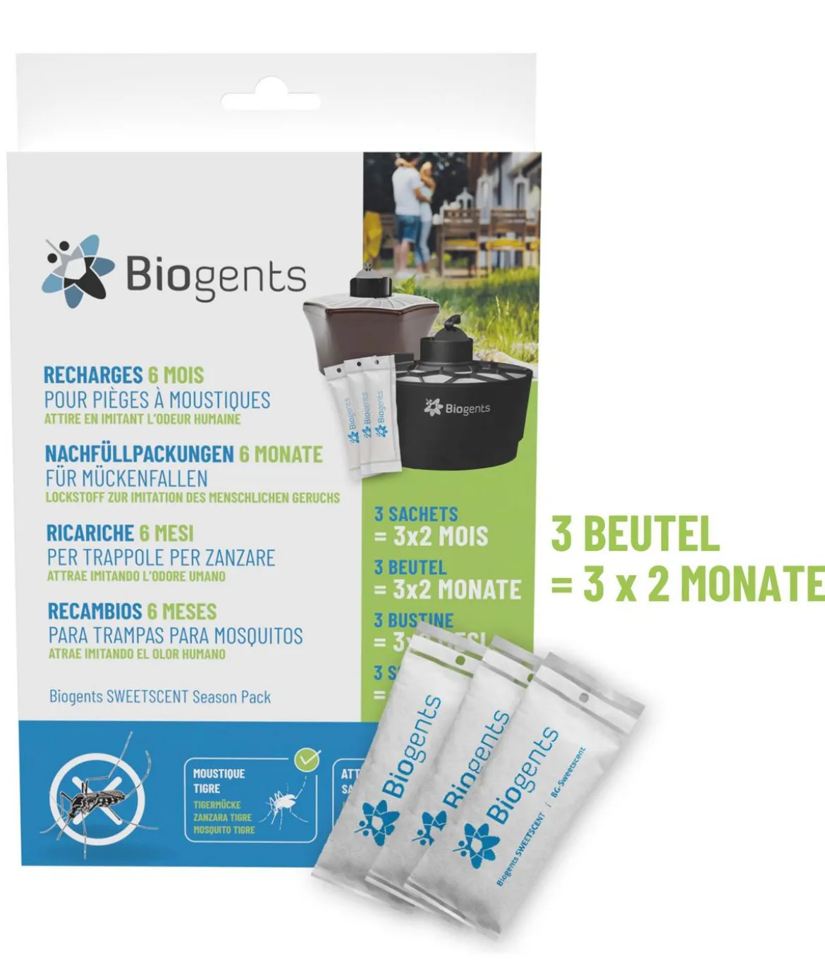 Biogents Nachfüllpack BG-Sweetscent für Mückenfallen