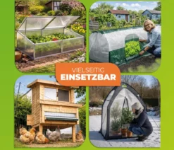 Bio Green Elektro-Gewächshausheizung 135 W mit integriertem Thermostat, ca. B100/H5/T5 cm