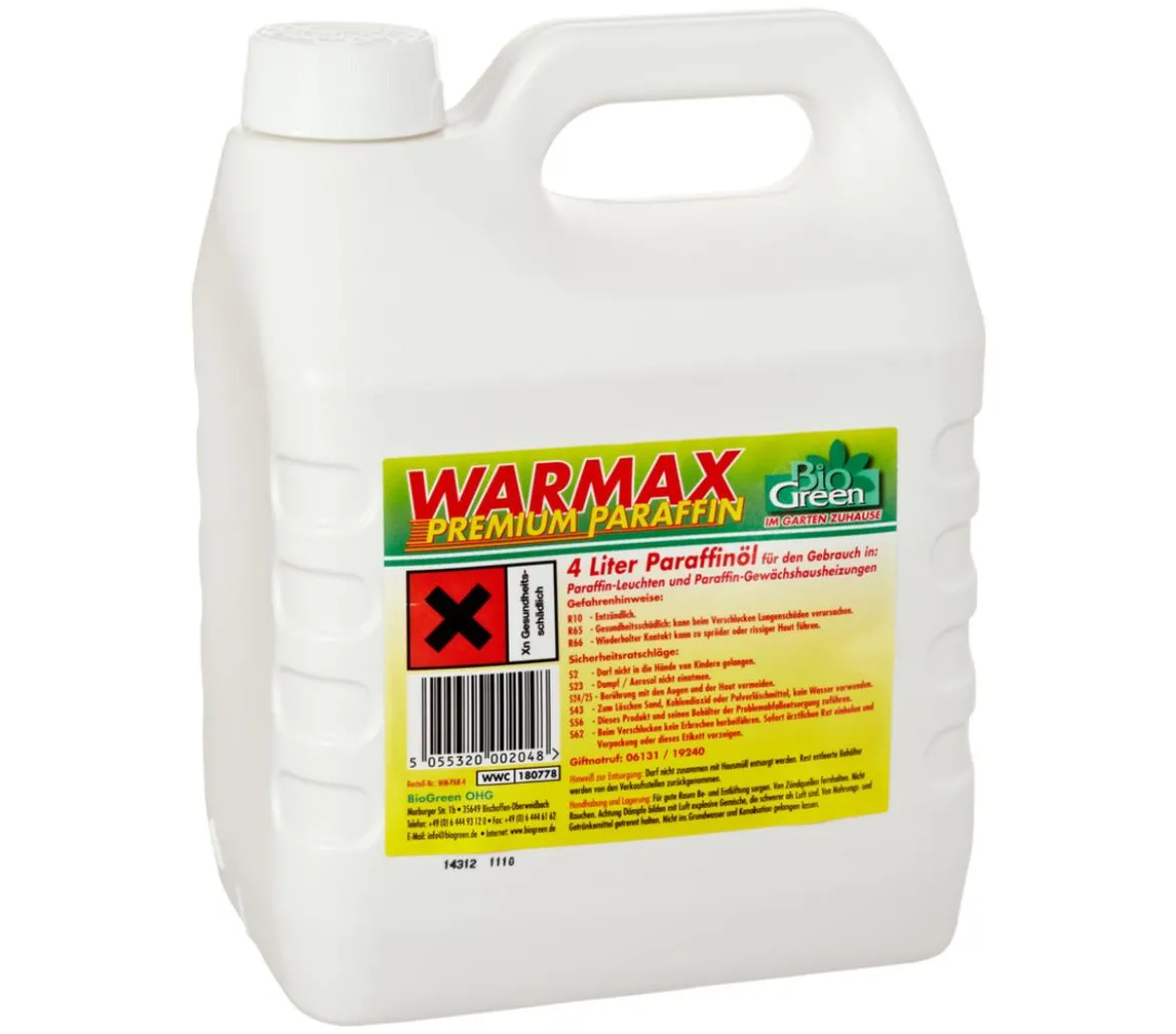 Bio Green Paraffinöl Warmax, 4 l
