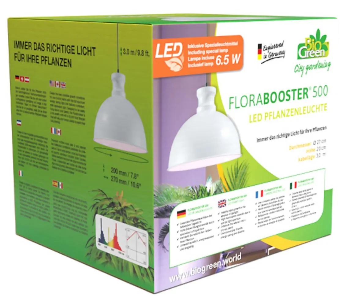 Bio Green Pflanzenleuchte Flora-Booster 500