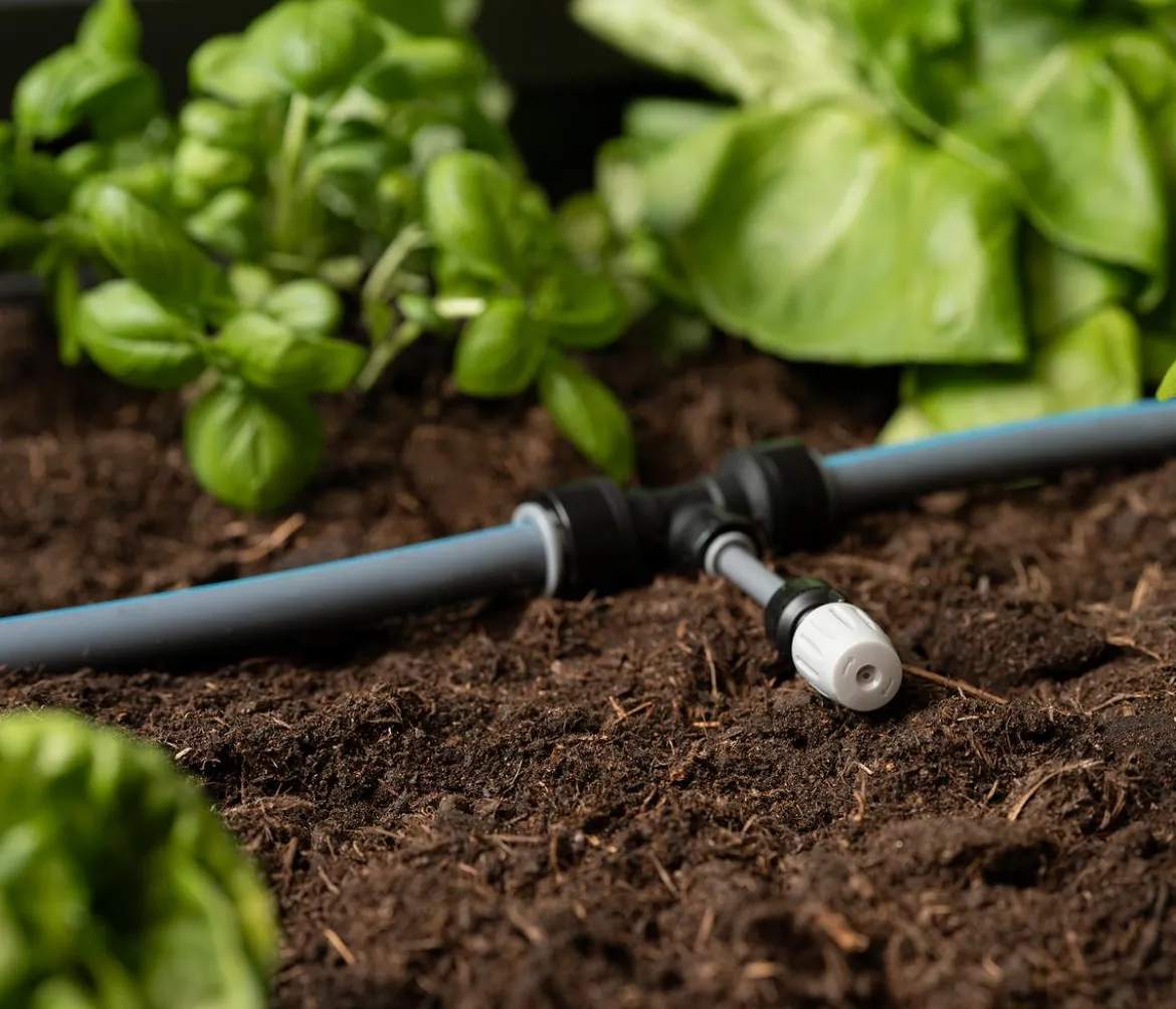 Biohort Bewässerungs-System für Hochbeet, Pflanzbeet Belvedere und Gewächshaus Florentina
