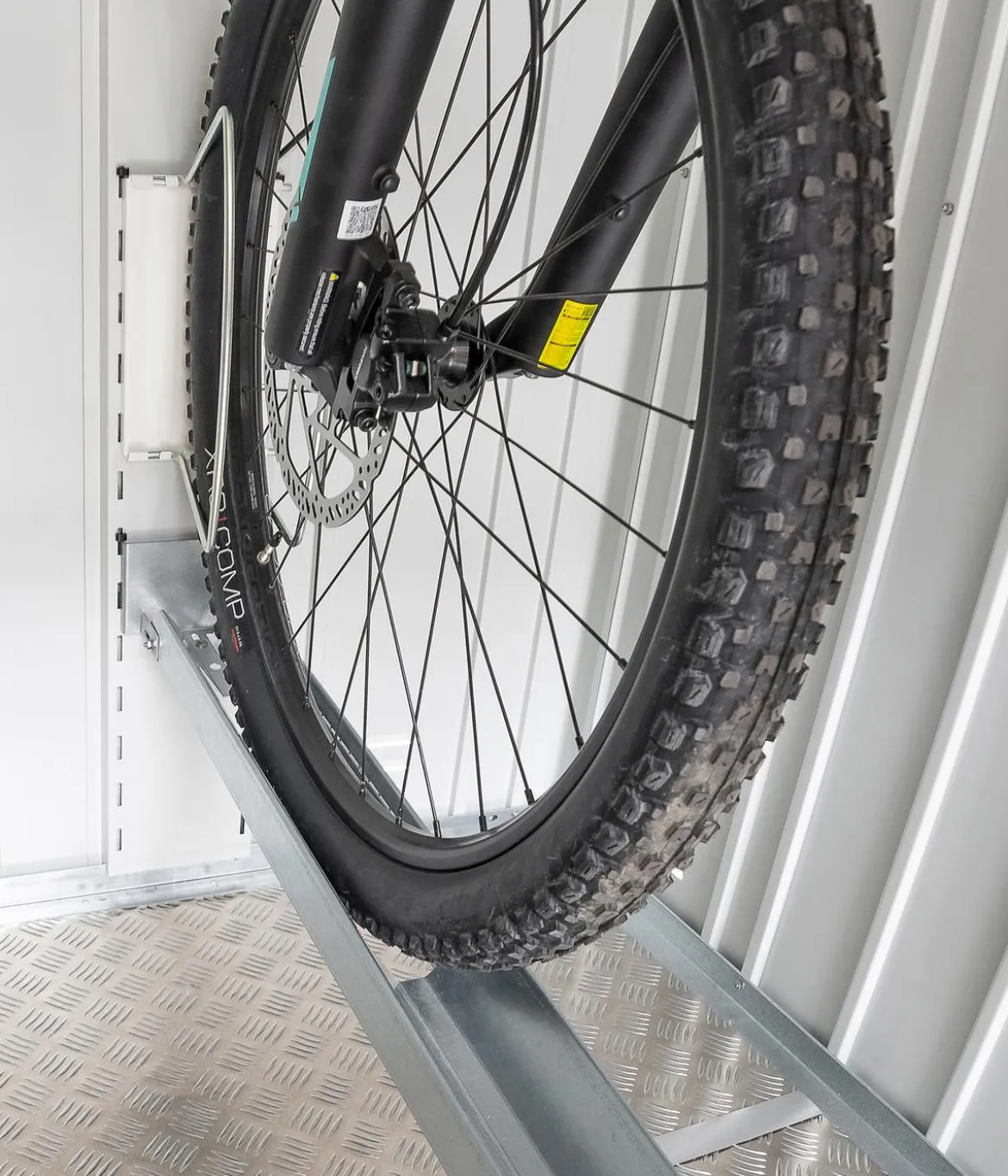 Biohort Fahrradschiene MiniGarage L, ca. B17,9/H139,5/T199,9 cm