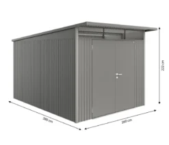 Biohort Gerätehaus AvantGarde® A8, ca. B260/H222/T380 cm