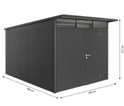 Biohort Gerätehaus AvantGarde® A8, ca. B260/H222/T380 cm