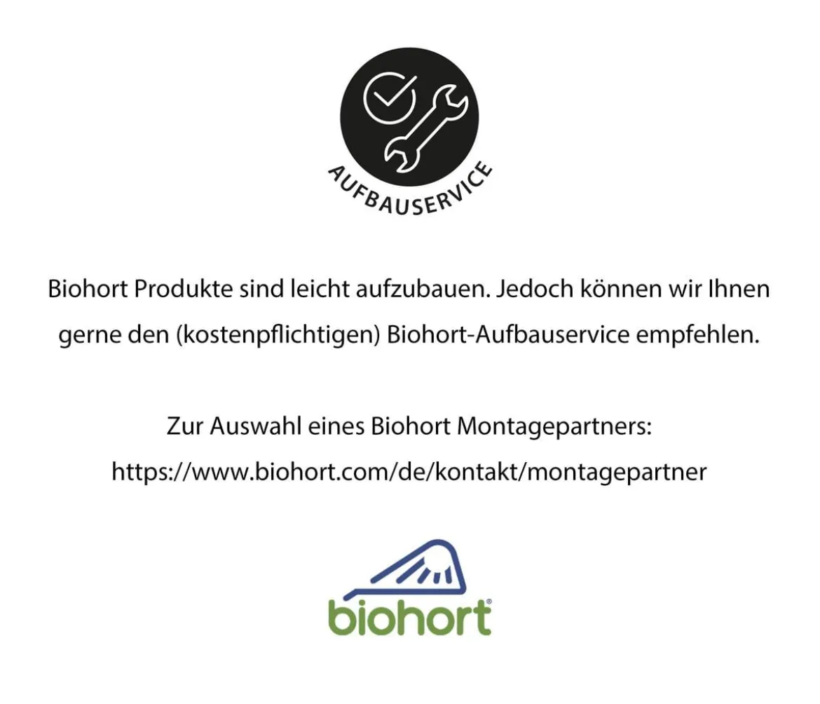 Biohort Gerätehaus AvantGarde® Gr. A6, ca. B260/H218/T260 cm
