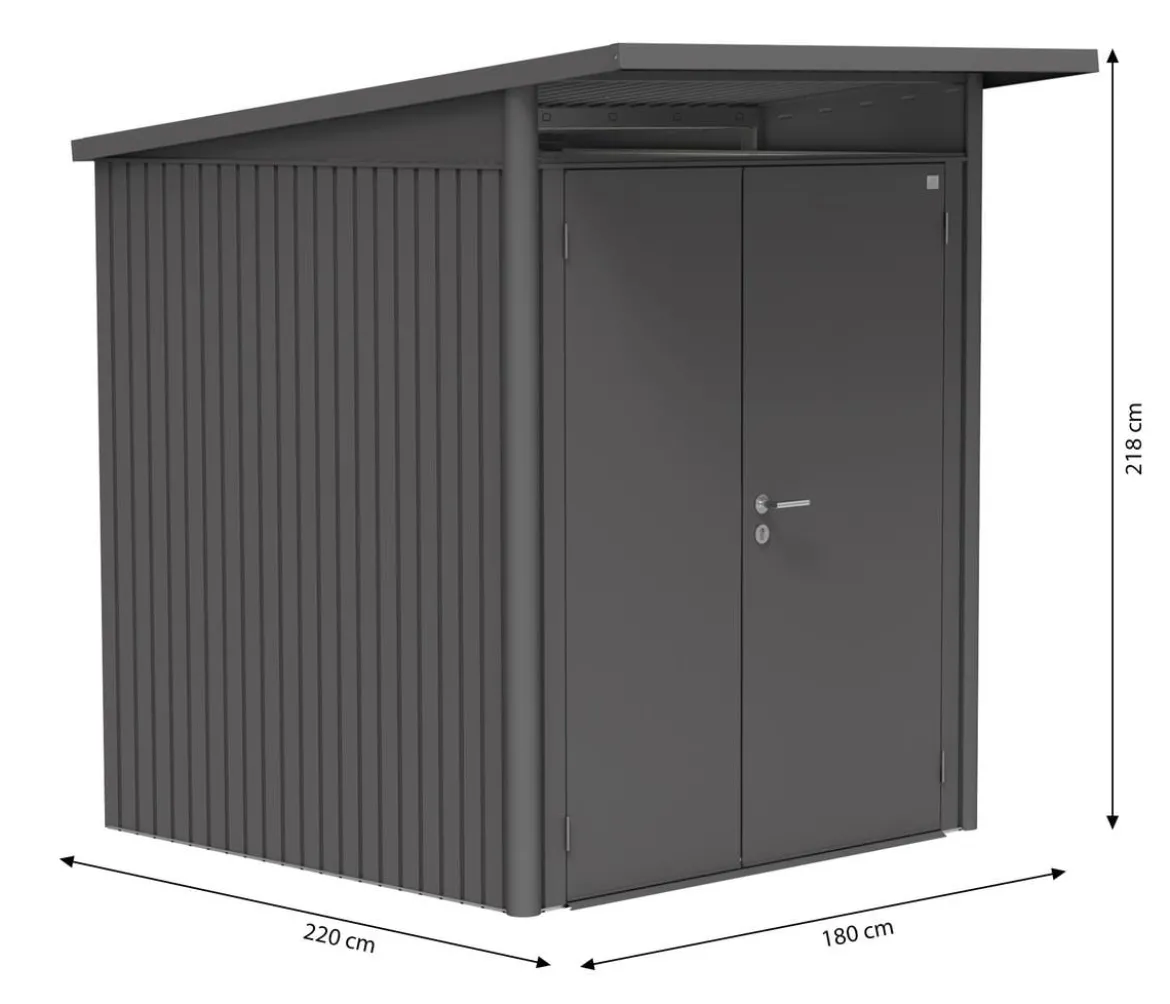 Biohort Gerätehaus AvantGarde® A1, ca. B180/H250/T220 cm