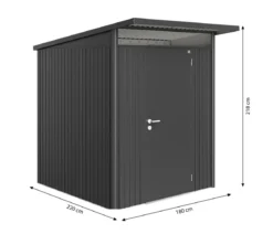 Biohort Gerätehaus AvantGarde® A1, ca. B180/H250/T220 cm