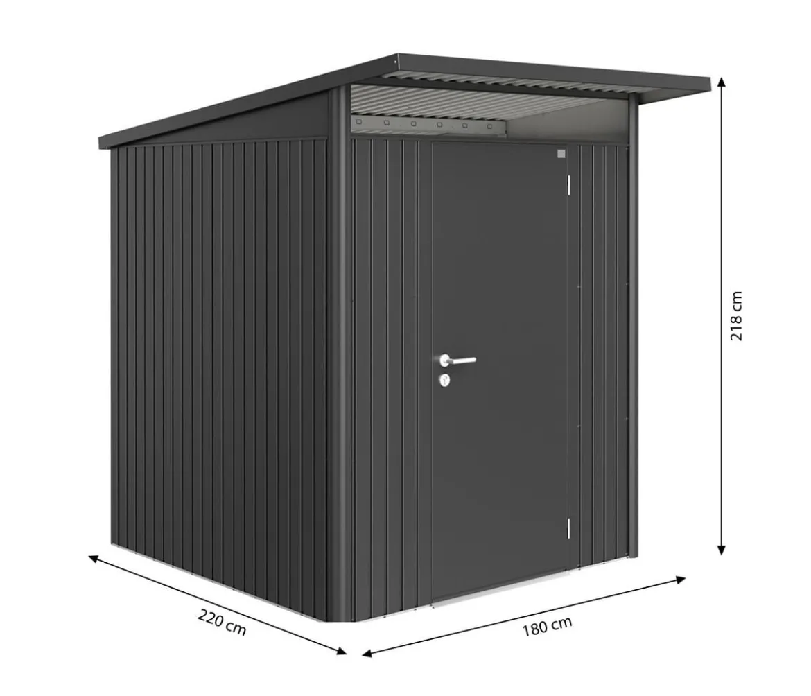 Biohort Gerätehaus AvantGarde® A1, ca. B180/H250/T220 cm