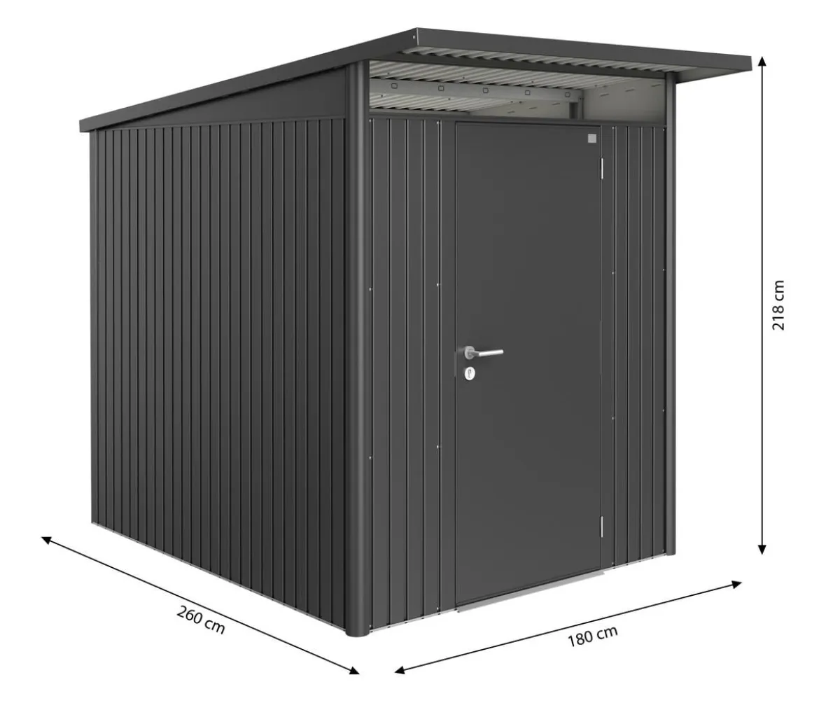 Biohort Gerätehaus AvantGarde® Gr. A2, ca. B180/H218/T260 cm