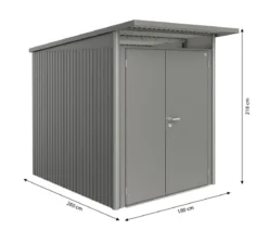 Biohort Gerätehaus AvantGarde® Gr. A2, ca. B180/H218/T260 cm